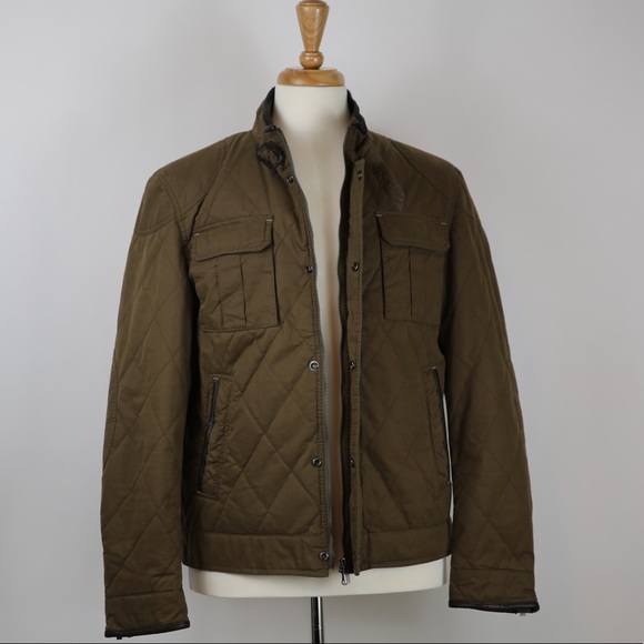 Massimo Dutti Lightweight Quilted Moto Jacket - Picture 2 of 8